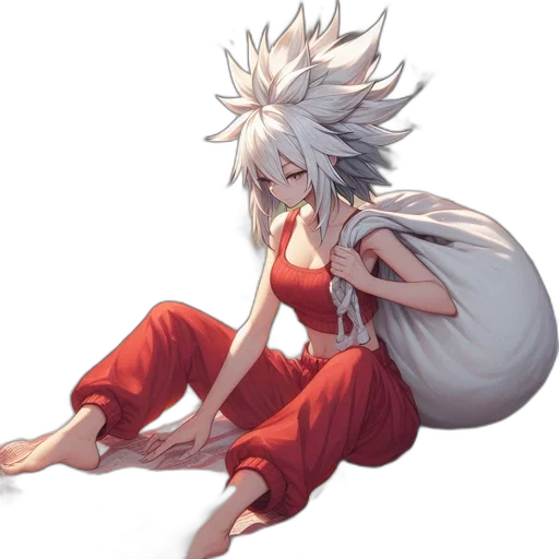 dress, creature, dragon, hair transparent PNG cut-out