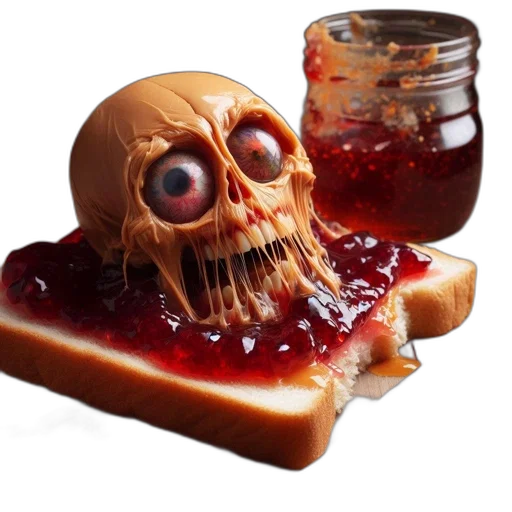 food, creature, face, concept art transparent PNG cut-out