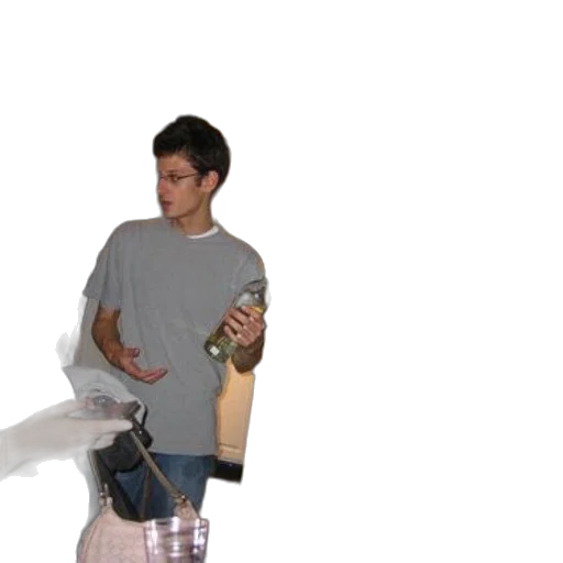 bottle, staff, jacket, weapon transparent PNG cut-out