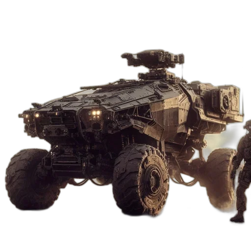 car, robot, weapon, animal transparent PNG cut-out