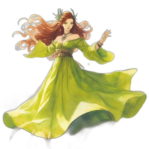 dress, concept art, fantasy art, pixel art transparent PNG cut-out