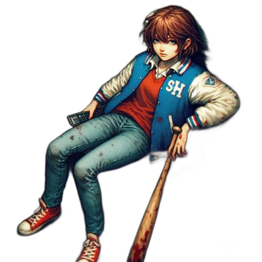 staff, jacket, sword, weapon transparent PNG cut-out