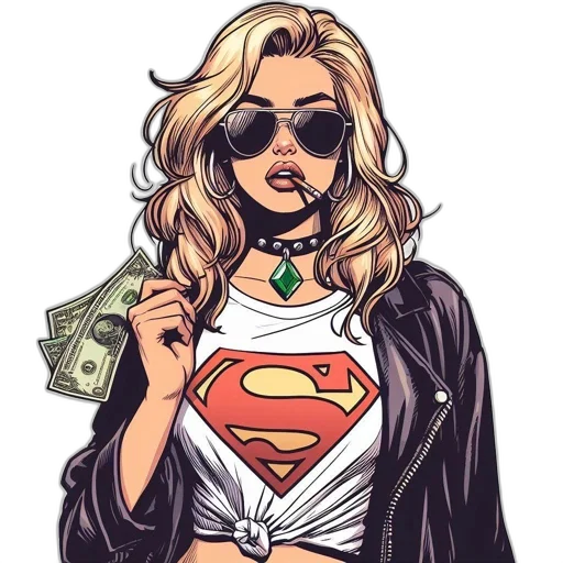comic book art, cartoon, concept art, fantasy art transparent PNG cut-out
