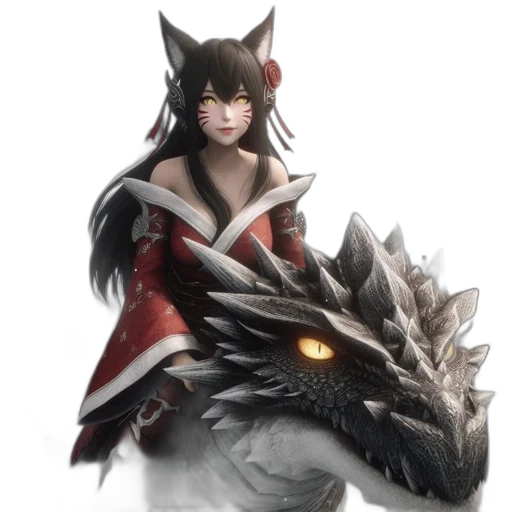 dragon, mask, weapon, fantasy art transparent PNG cut-out