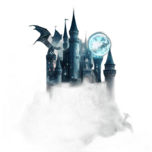 dragon, fantasy art, concept art, pixel art transparent PNG cut-out