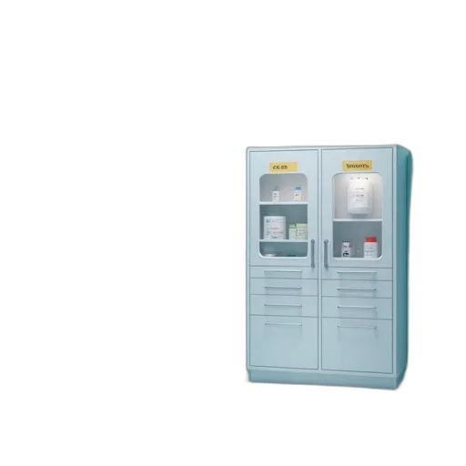 furniture, food, 3d render, vaporwave transparent PNG cut-out