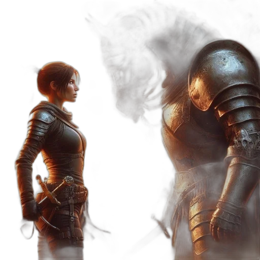 sword, concept art, fantasy art, comic book art transparent PNG cut-out