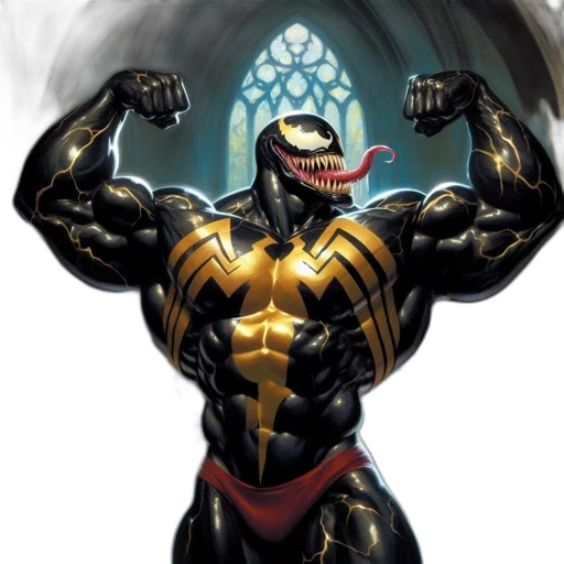 comic book art, concept art, fantasy art, muscular transparent PNG cut-out