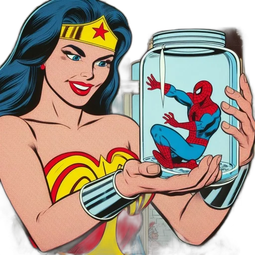 comic book art, cartoon, concept art, underwater transparent PNG cut-out