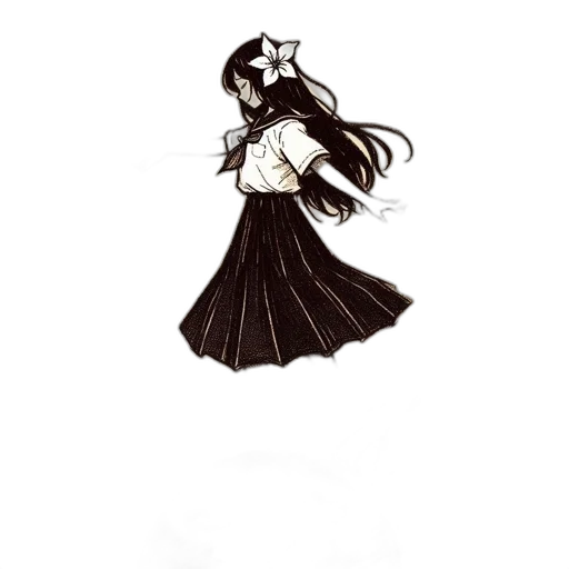 dress, staff, weapon, crown transparent PNG cut-out