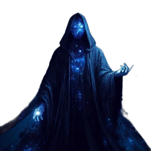 staff, dress, creature, mask transparent PNG cut-out