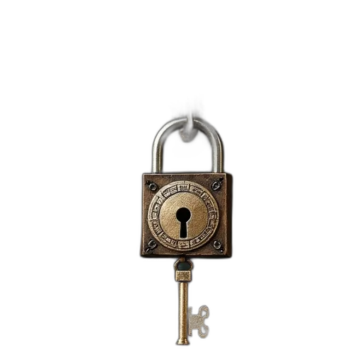 jewelry, chain, padlock, charm transparent PNG cut-out