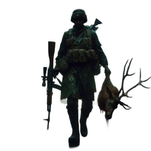 weapon, animal, staff, creature transparent PNG cut-out