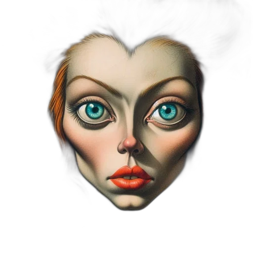 mask, face, jewelry, photorealistic transparent PNG cut-out