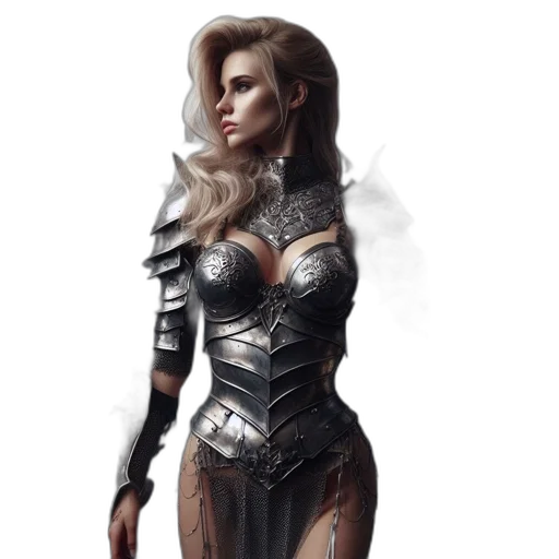 fantasy art, concept art, comic book art, photorealistic transparent PNG cut-out