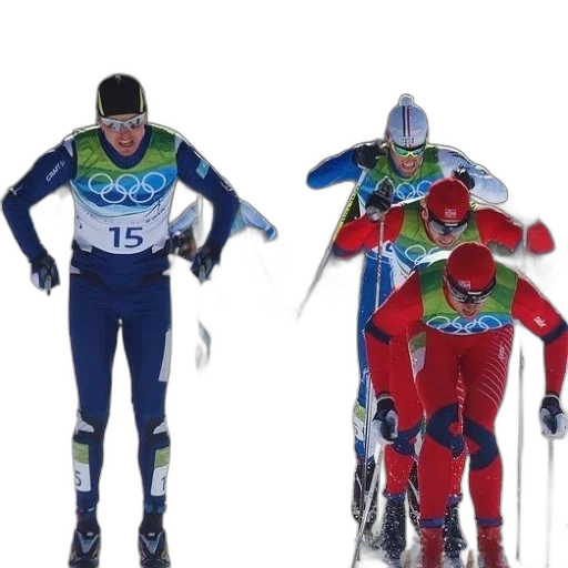 group, skiers, olympic, gear transparent PNG cut-out