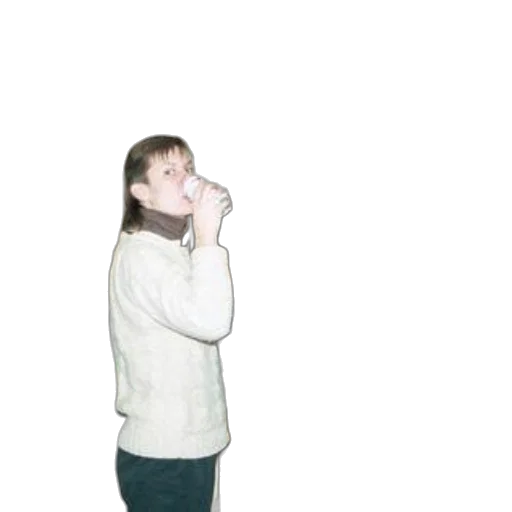 jacket, staff, bottle, face transparent PNG cut-out