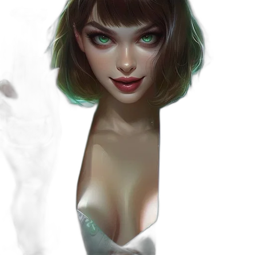 dress, face, mask, fantasy art transparent PNG cut-out