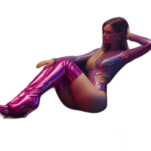 shoes, cyberpunk, vaporwave, 3d render transparent PNG cut-out