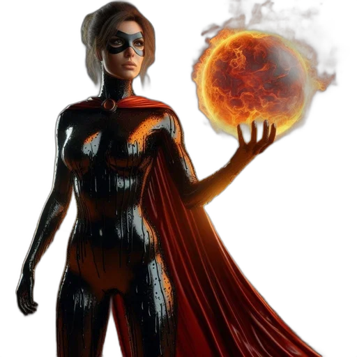 comic book art, concept art, fantasy art, 3d render transparent PNG cut-out