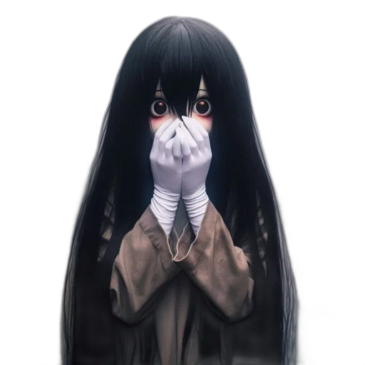 mask, face, hair, creature transparent PNG cut-out