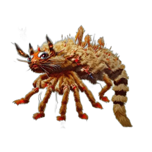 creature, animal, dragon, staff transparent PNG cut-out