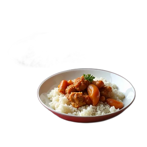 food, 3d render, photorealistic, two transparent PNG cut-out