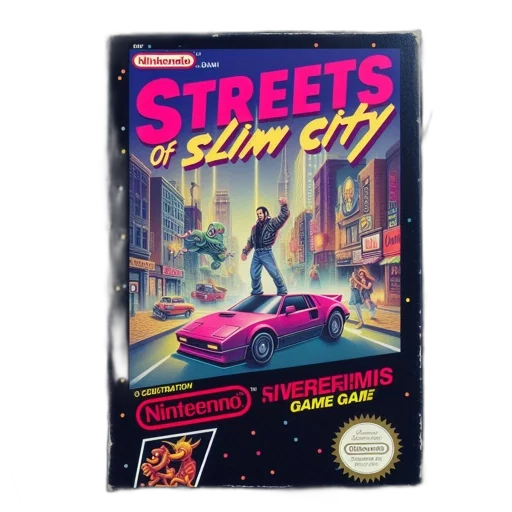 concept art, cyberpunk, vaporwave, pixel art transparent PNG cut-out