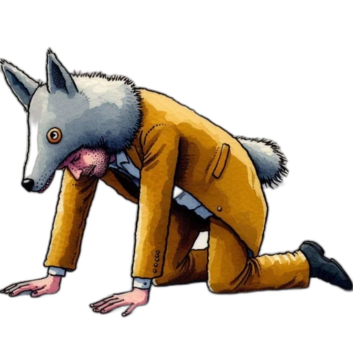 animal, creature, jacket, mask transparent PNG cut-out