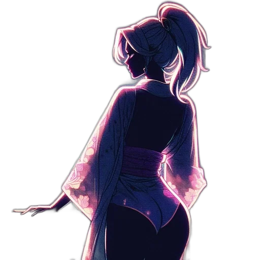 dress, jacket, staff, flower transparent PNG cut-out