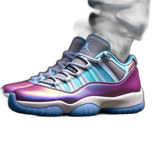 shoes, vaporwave, 3d render, concept art transparent PNG cut-out