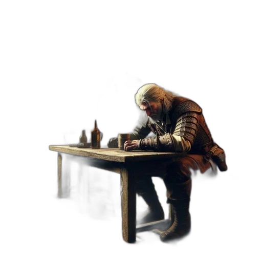 sword, bottle, jacket, weapon transparent PNG cut-out