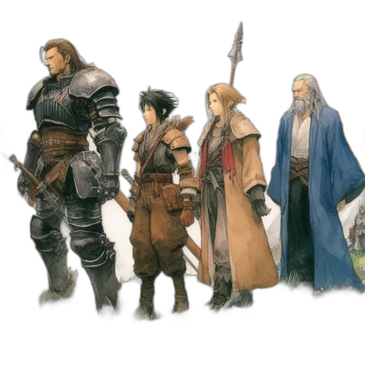 concept art, fantasy art, 3d render, pixel art transparent PNG cut-out
