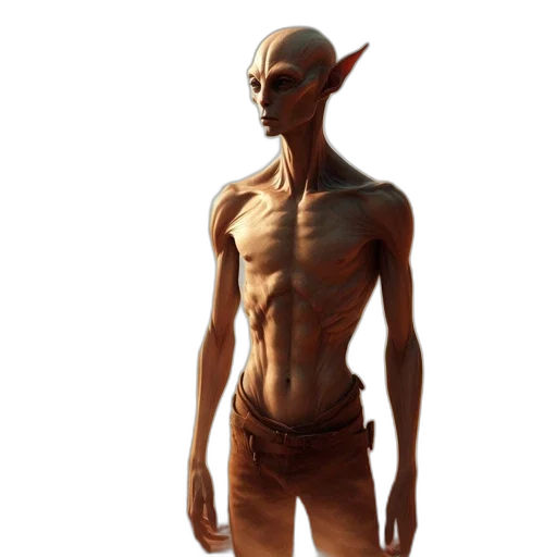 creature, staff, face, concept art transparent PNG cut-out