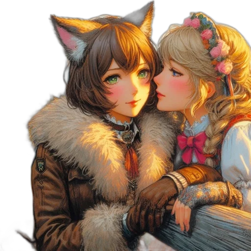 fantasy art, watercolor, oil painting, concept art transparent PNG cut-out