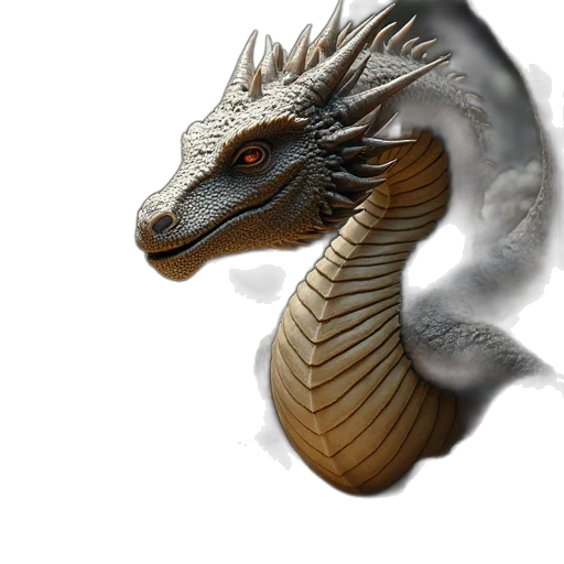 dragon, creature, animal, face transparent PNG cut-out