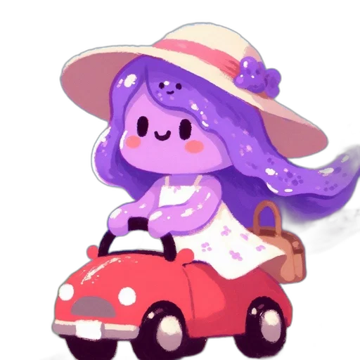 car, hat, dress, animal transparent PNG cut-out