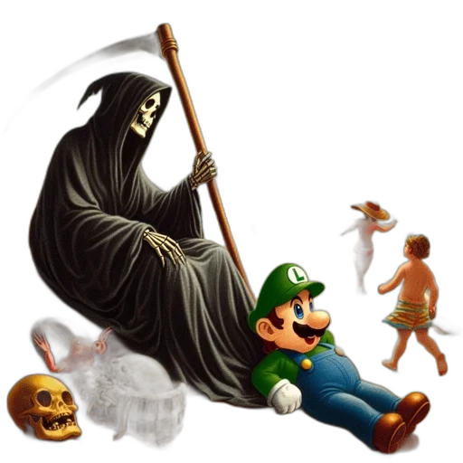 mask, weapon, staff, pixel art transparent PNG cut-out