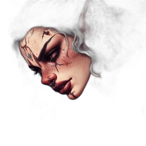face, mask, dragon, creature transparent PNG cut-out