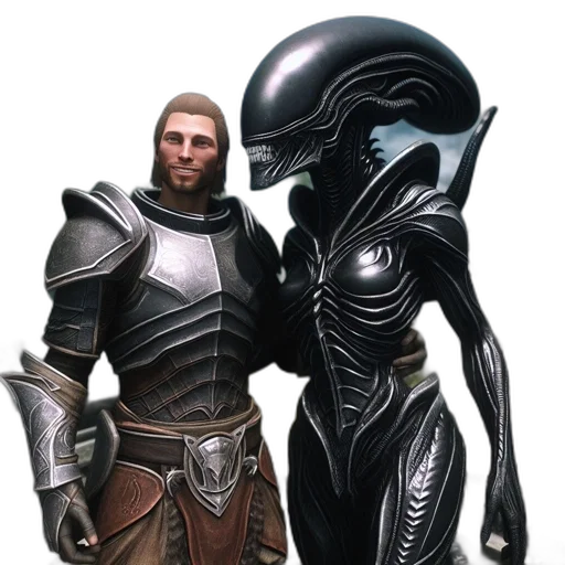 concept art, fantasy art, 3d render, pixel art transparent PNG cut-out