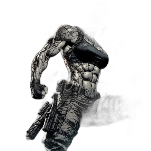 robot, creature, weapon, mask transparent PNG cut-out
