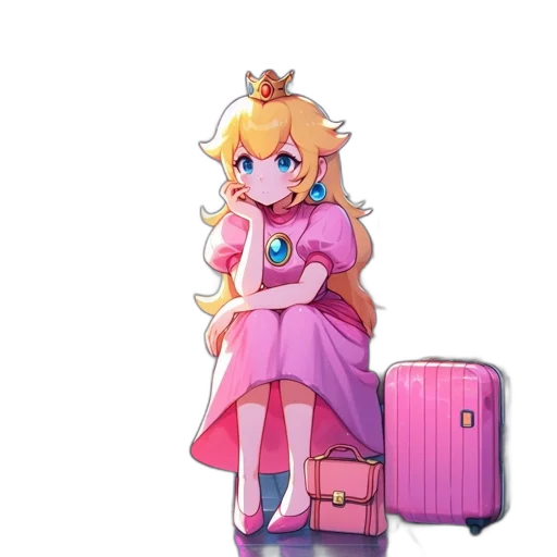 dress, staff, crown, weapon transparent PNG cut-out