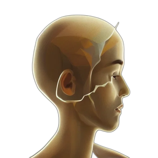 face, crown, hair, mask transparent PNG cut-out