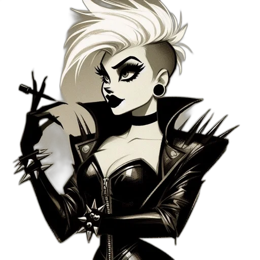 jacket, cartoon, comic book art, concept art transparent PNG cut-out