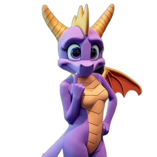 dragon, animal, staff, creature transparent PNG cut-out
