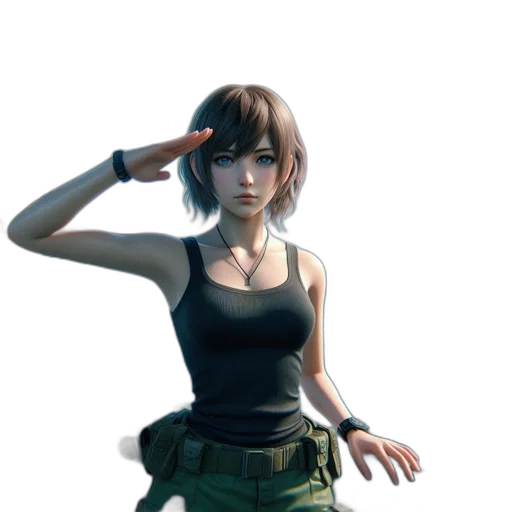 weapon, staff, dress, face transparent PNG cut-out