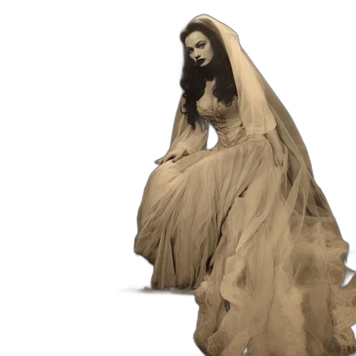 dress, creature, 3d render, concept art transparent PNG cut-out