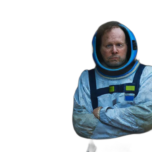 jacket, staff, robot, face transparent PNG cut-out