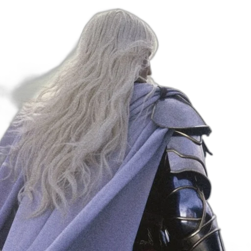 hair, dragon, sword, 3d render transparent PNG cut-out