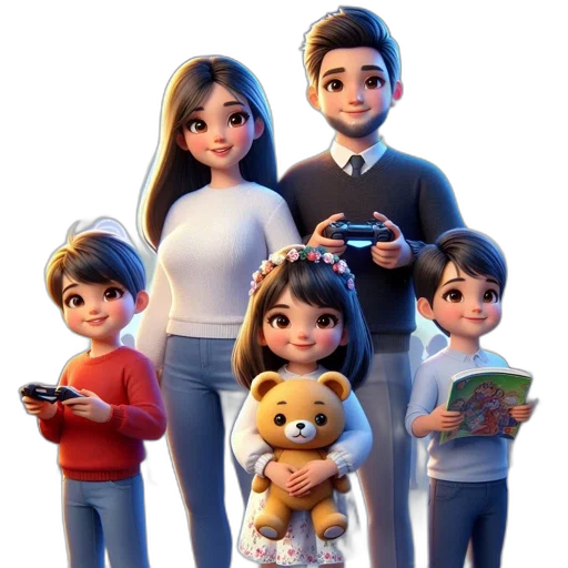 3d render, concept art, cartoon, comic book art transparent PNG cut-out